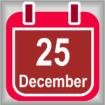 Download December 25 Calendar Christmas Royalty Free Stock