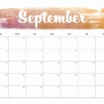 Editable September Calendar Printable Word Searches
