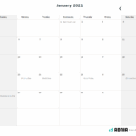 Excel Monthly Calendar Template