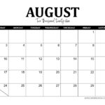 Free Editable Calendar August 2025 Word Lucia Grace