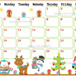 Free Kids December Calendar Printable 2024 Printable Online