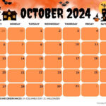 Free October 2024 Calendar Printable Calendar 2025