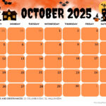 Free Print Calendar October 2025 Viva Alverta