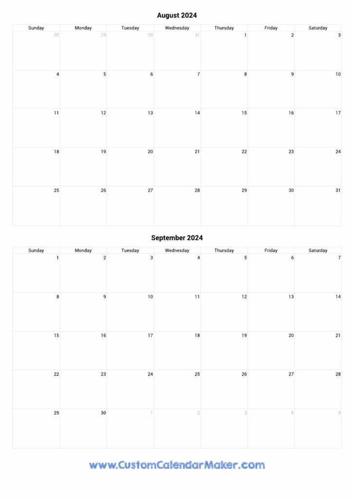 Free Printable August September 2024 Calendar Desiri Dorolisa
