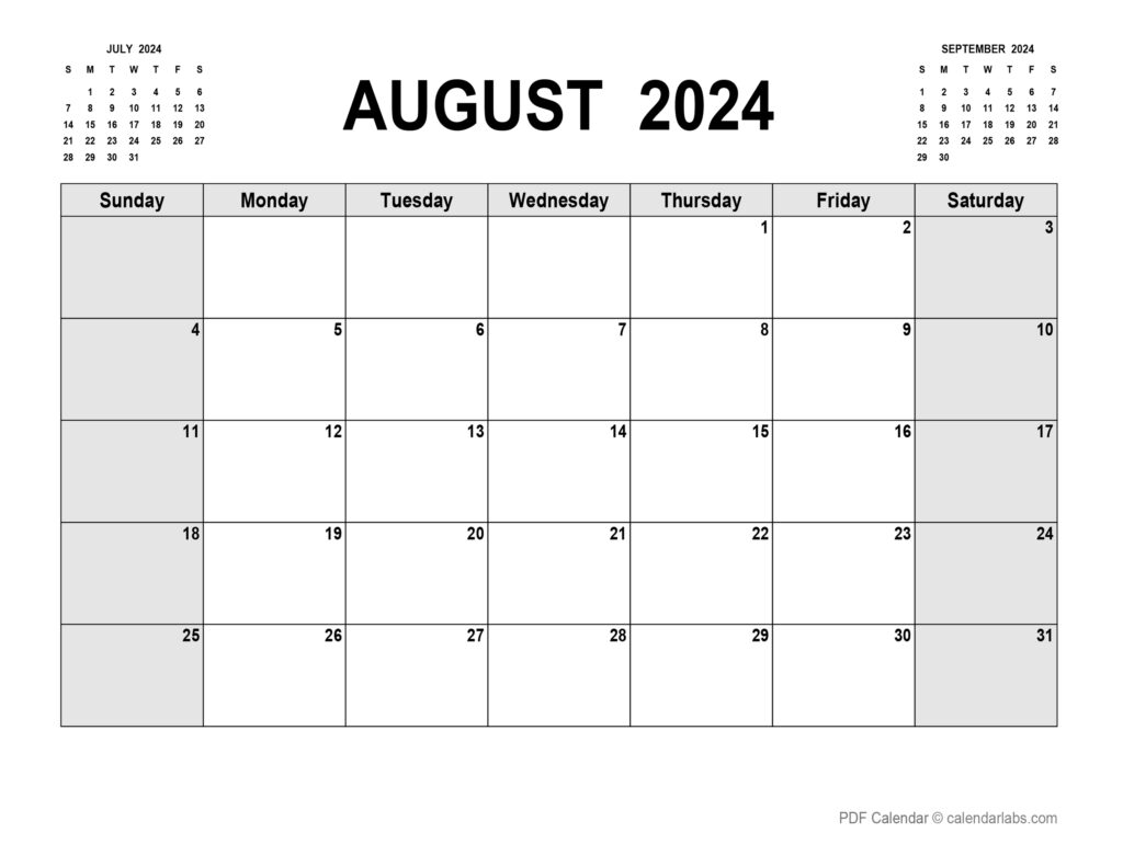 Free Printable Calendar 2024 August Month Quinn Carmelia