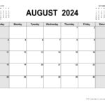 Free Printable Calendar 2024 August Month Quinn Carmelia