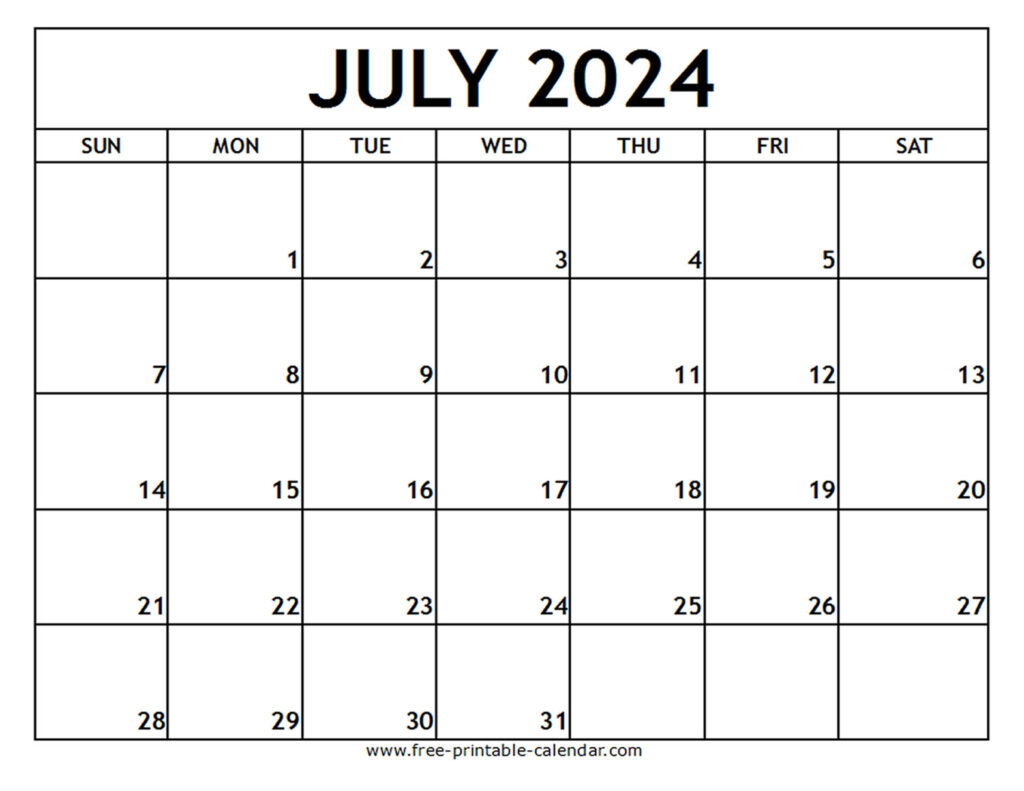 Free Printable Calendar 2025 July 2025 Nicolas Drew