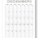 Free Printable December Calendars 8 Cute 2021 PDFs To Print Now