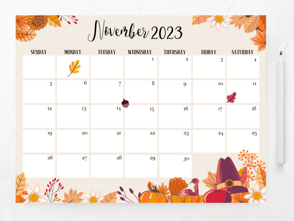 Free Printable November Calendars Printable Free Templates