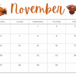 Free Printable November Calendars Printable Free Templates