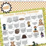 Free Printable Preschool Activity Calendar For October Preschool