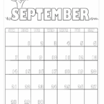 Free September Calendar Coloring Page Coloring Page Printables Kidadl