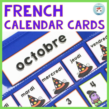 French October Calendar Cards OCTOBRE By For French Immersion TpT