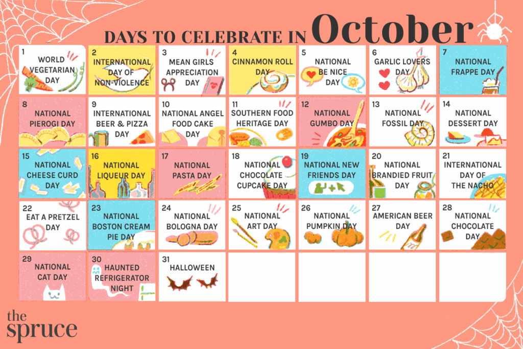 Fun National Holidays October 2024 Corny Doralia