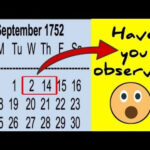 History Behind 1752 September Calendar YouTube