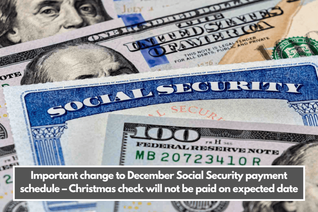 Important Change To December Social Security Payment Schedule 