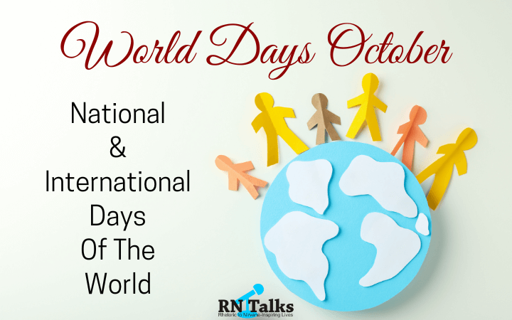 Important National And International Days In October 2025