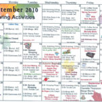 Independent And Assisted Living Activity Calendar Click On Calendar To