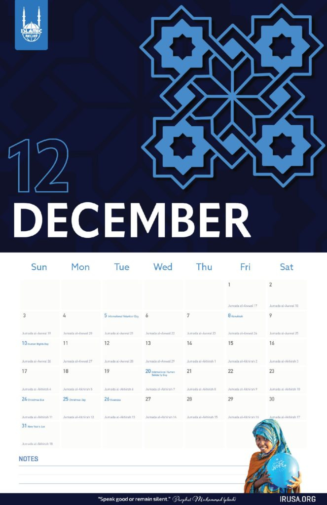 Islamic Calendar 2024 Hijri Months Islamic Relief USA