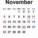 January Calendar 2022