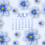 July 2019 Calendar Wallpapers Wallpaper Cave