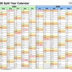 July 2025 June 2026 Calendar Printable Your Essential Planning Tool