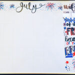 July Chalkboard Calendar Ideas