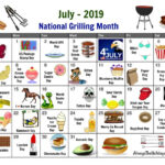 July National Day Calendar Free Printable