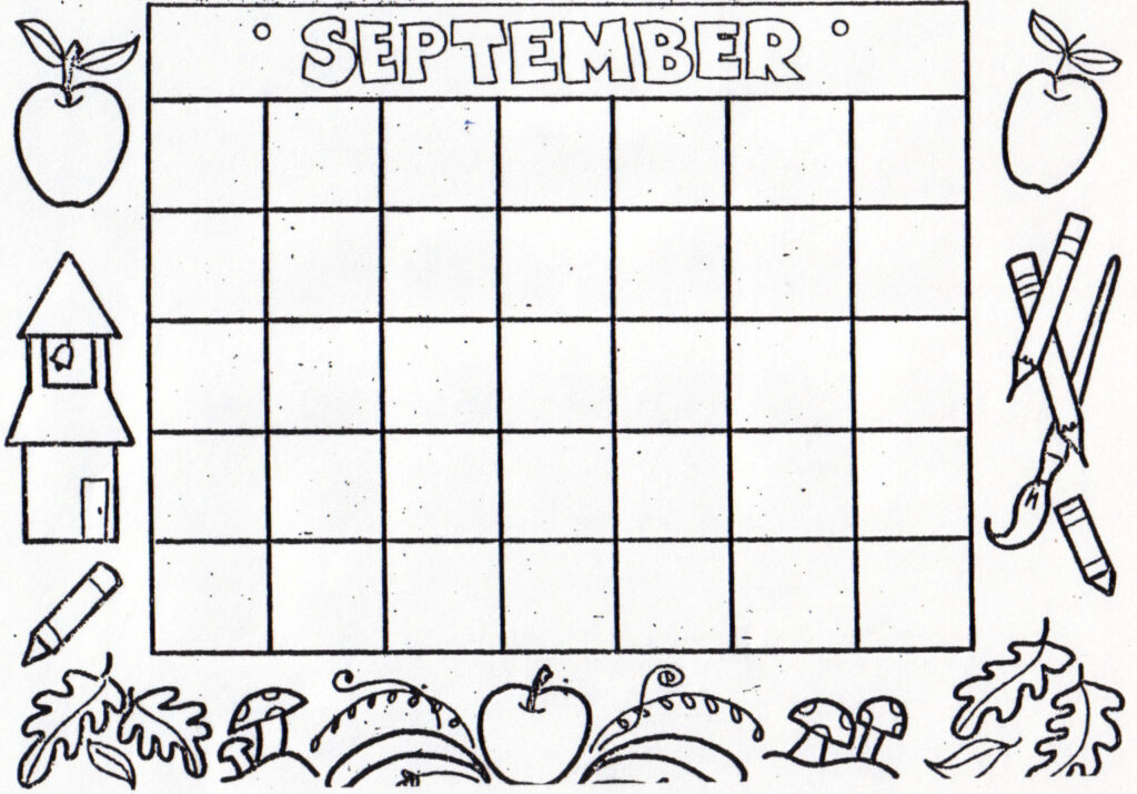Kat 39 s Almost Purrfect Home Free Blank Calendars To Color And Fill In