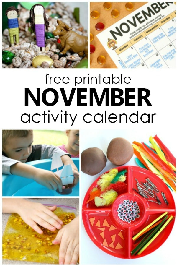 Lesson Plan Ideas For November Preschool