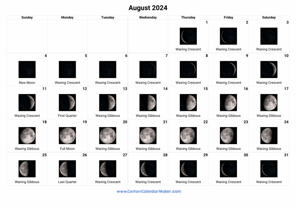 Lunar Calendar August 2024 Umeko Isabella