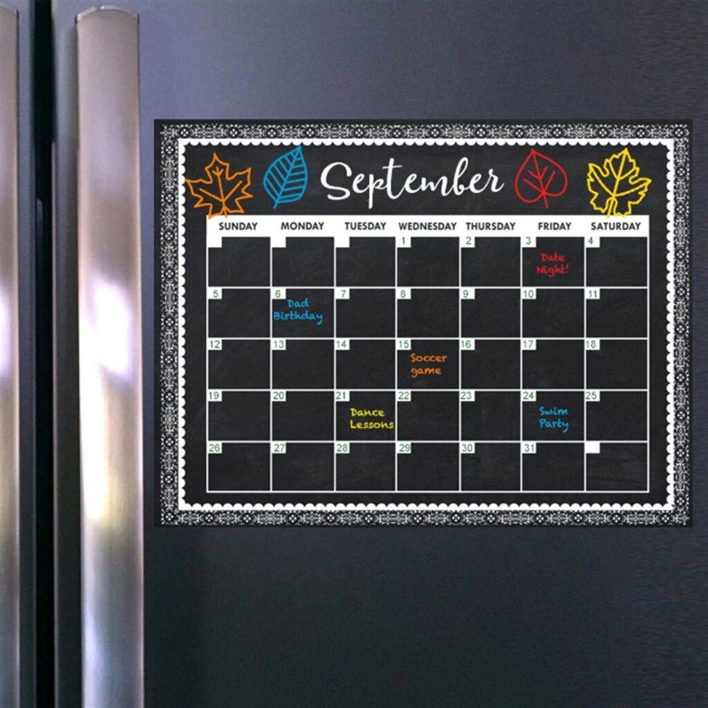 Magnetic Calendar Dry Erase