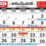 Malayalam Calendar 2025 In English Sean L DArcyIrvine