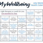 Mental Health Calendars MyWellbeing