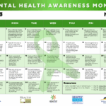 Mental Health Days Calendar 2025 Natalie A Wetherspoon