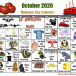 National Days Calendar October 2023