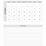 November 1918 Printable Monthly Calendar With Notes