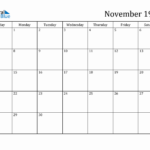 November 1943 Monthly Calendar PDF Word Excel