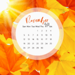 November 2023 Calendar Wallpapers Wallpaper Cave