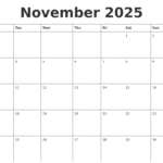November 2025 Calendar A Shareable Guide To Plan Your Month Calendar