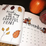 November Bullet Journal Calendar