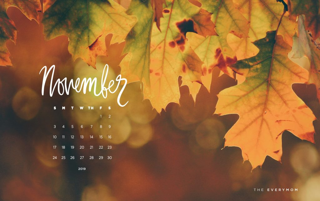 November Calendar Desktop Micky Susanne