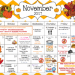 November Calendar Important Dates Aleta Murial