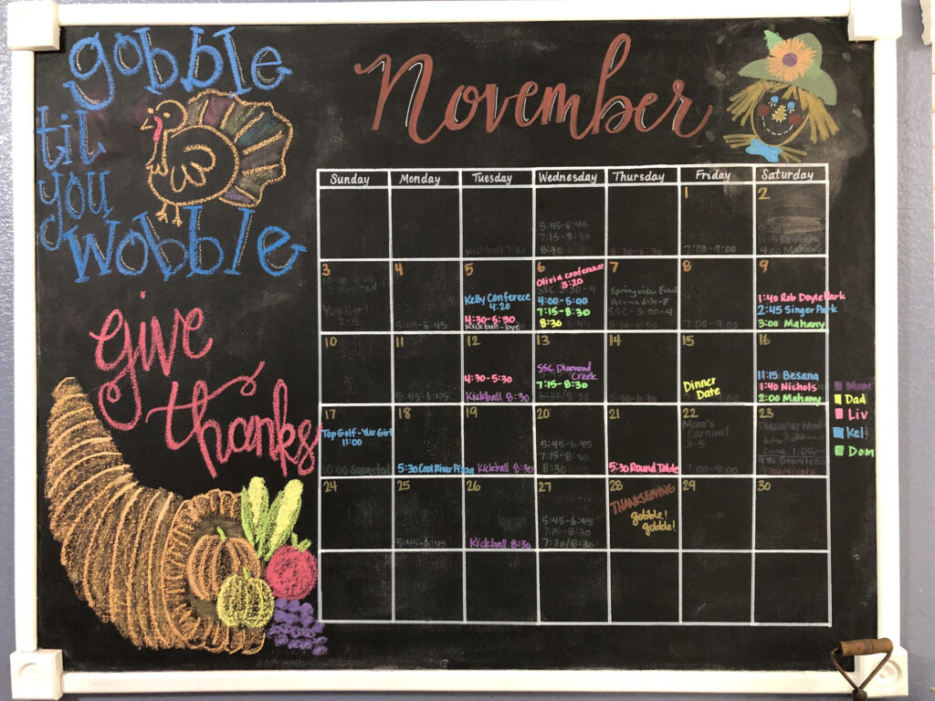 November Chalkboard Calendar 2019 Chalkboard Calendar Whiteboard 