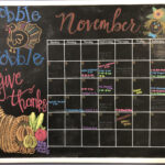 November Chalkboard Calendar 2019 Chalkboard Calendar Whiteboard
