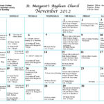 November Church Calendar Harri Pepita