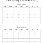 November December 2023 Calendars 12 Printables PrintaBulk