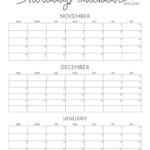 November December 2023 Calendars 12 Printables Printabulls