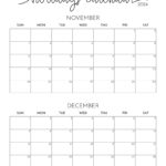 November December 2024 Calendars 28 Printables PrintaBulk