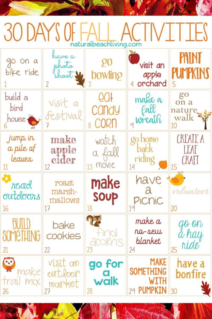 November Fun Activities For Work